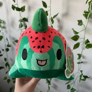 7” Watermelon Nomwal (Narwhal) Plushie